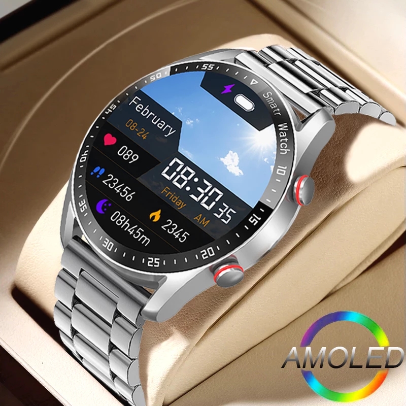 Smartwatch Custom - ECG + PPG Bluetooth Oproep Smart