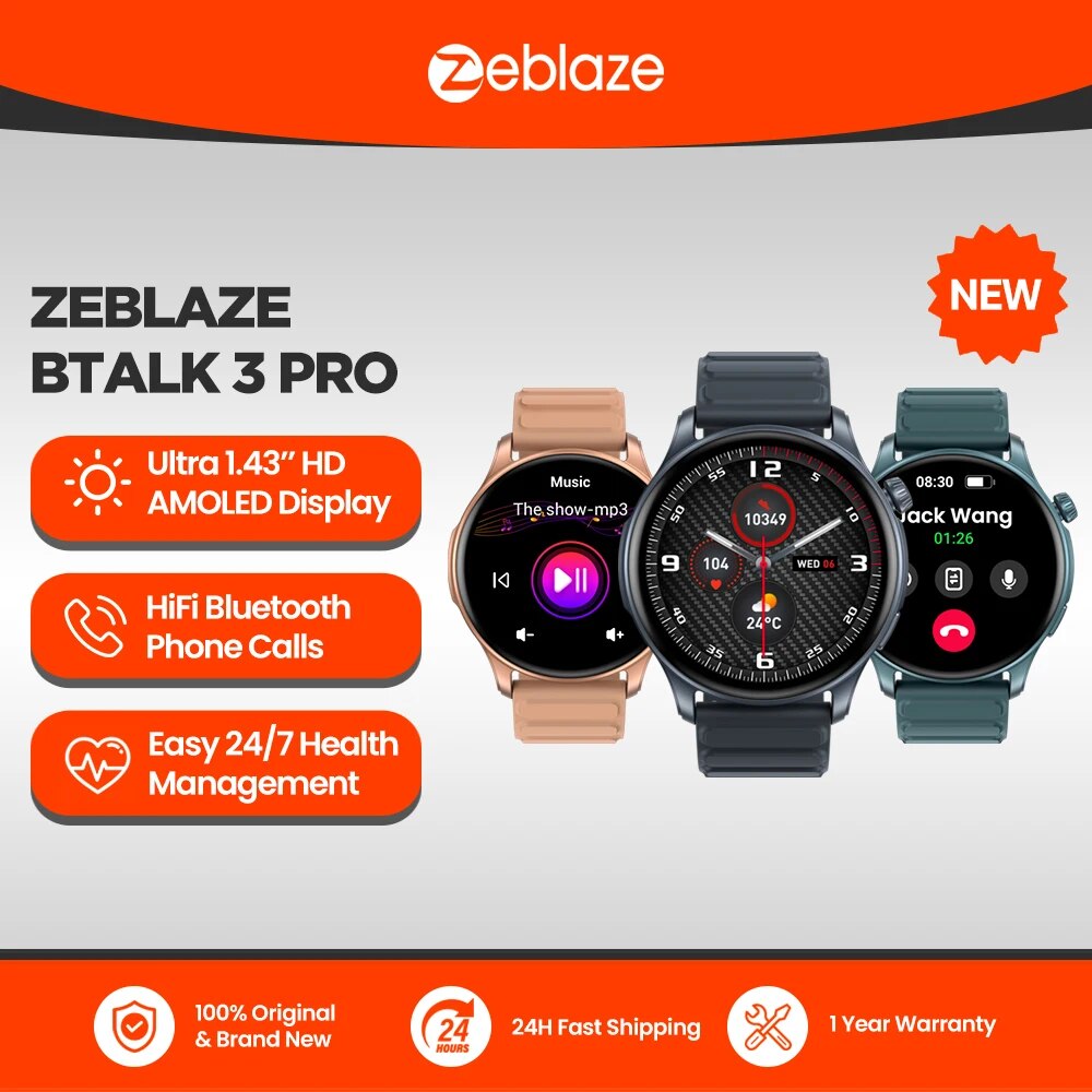 Smartwatch X2 - Nieuwe Zeblaze Btalk 3 PRO 1.43