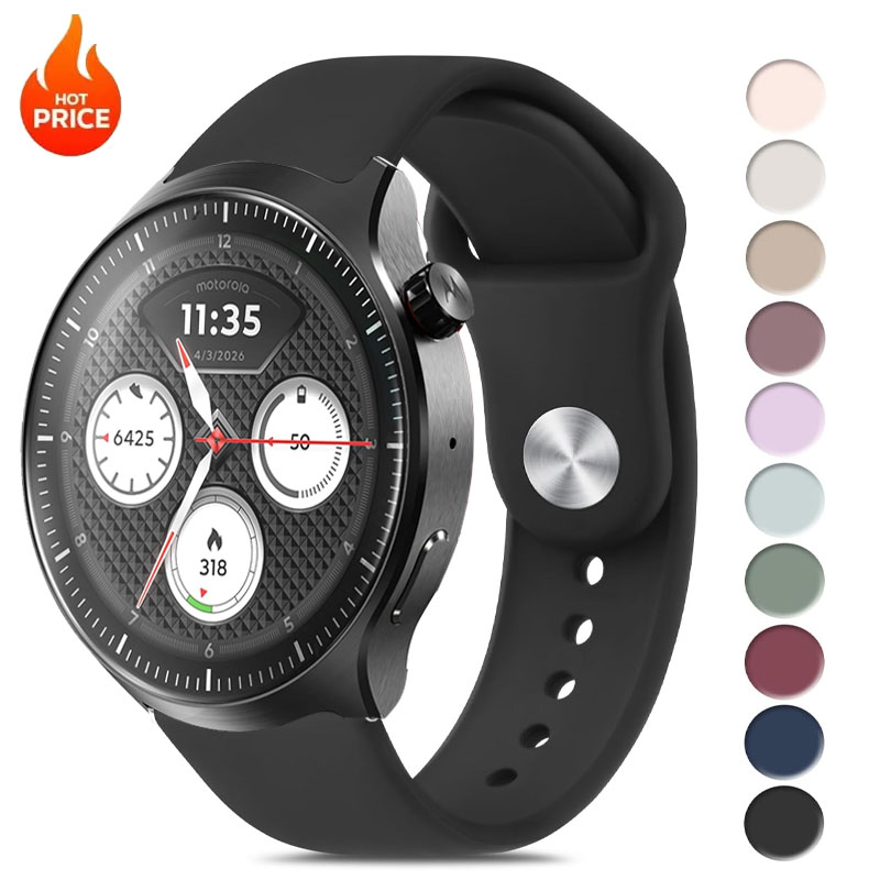 Motorola Smartwatch Accessories - 20mm 22mm horlogeband voor Moto Watch