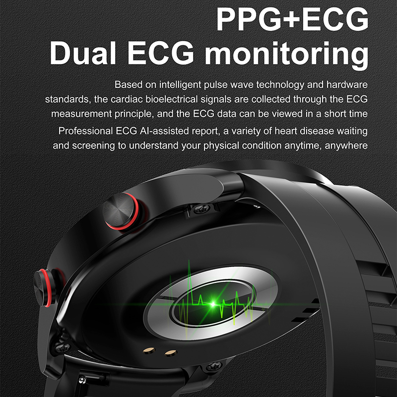 ECG + PPG Bluetooth Oproep Sma - Smartwatch Custom recensie en prijs