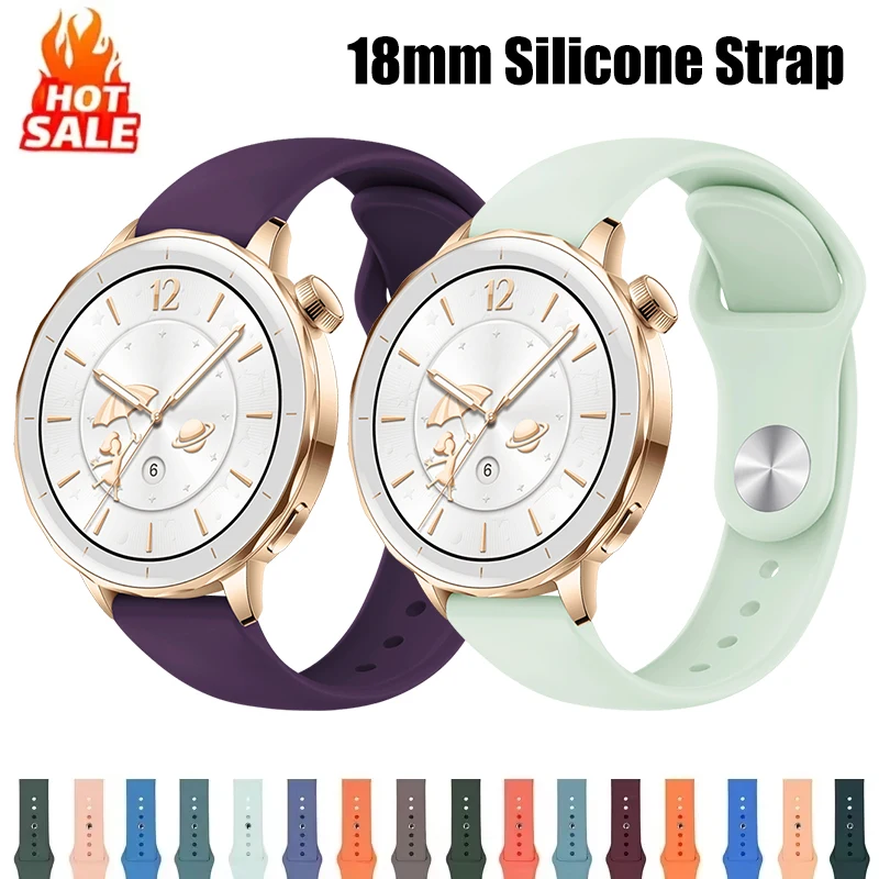 18mm Siliconen Horlogeband Voo - Fossil Smartwatch Accessories recensie en prijs
