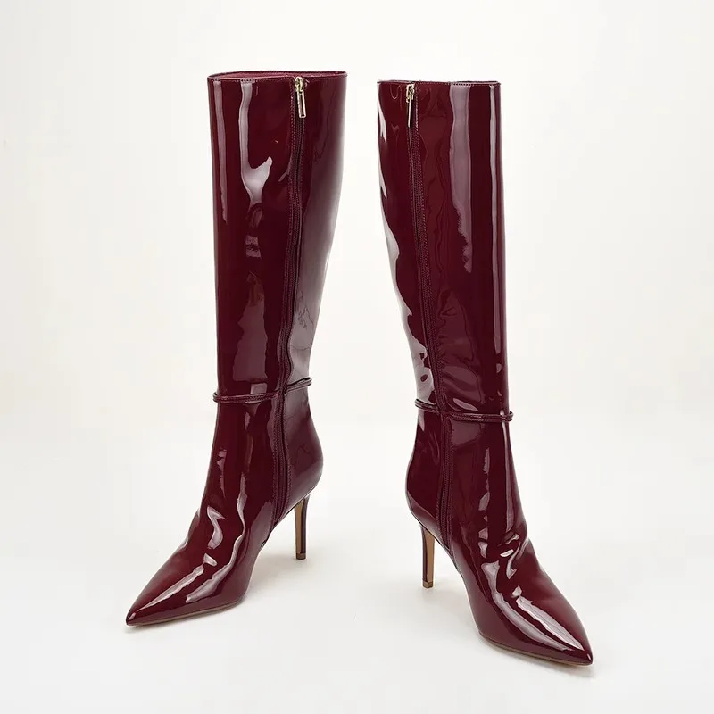 Puntige neus Stiletto hoge hak - Leather Classic Strap recensie en prijs