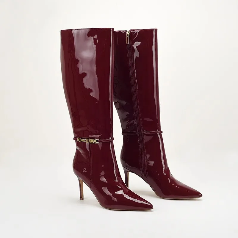 Puntige neus Stiletto hoge hak - Leather Classic Strap recensie en prijs