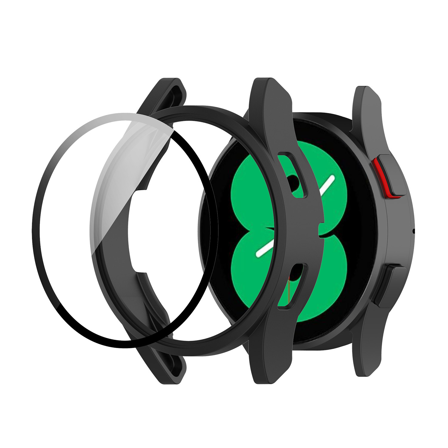 Glas + Case Voor Samsung Galax - Samsung Smartwatch Accessories recensie en prijs
