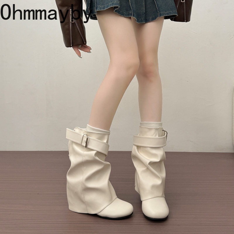 Nieuwe dames slouchy mid-calf  - Leather Classic Strap recensie en prijs